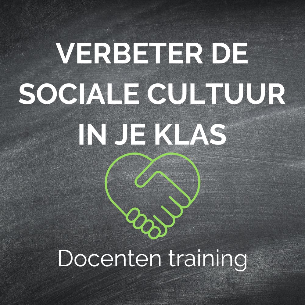 Verbeter de sociale cultuur in je klas docenten training
